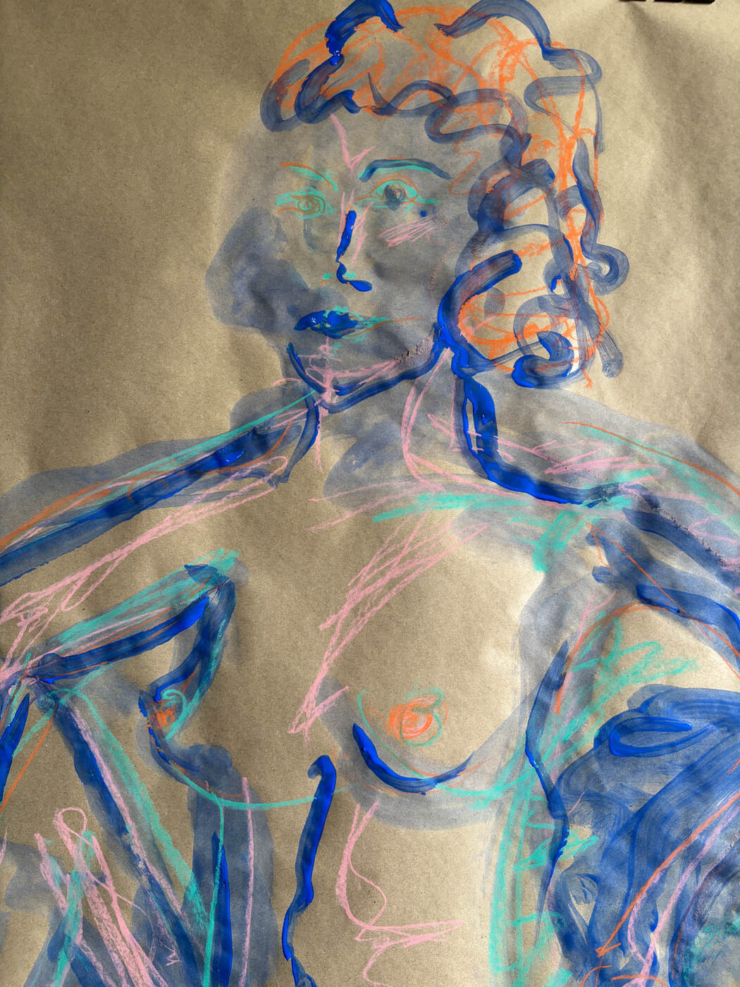 Portrait turquesa, obra de Fantasmafiore